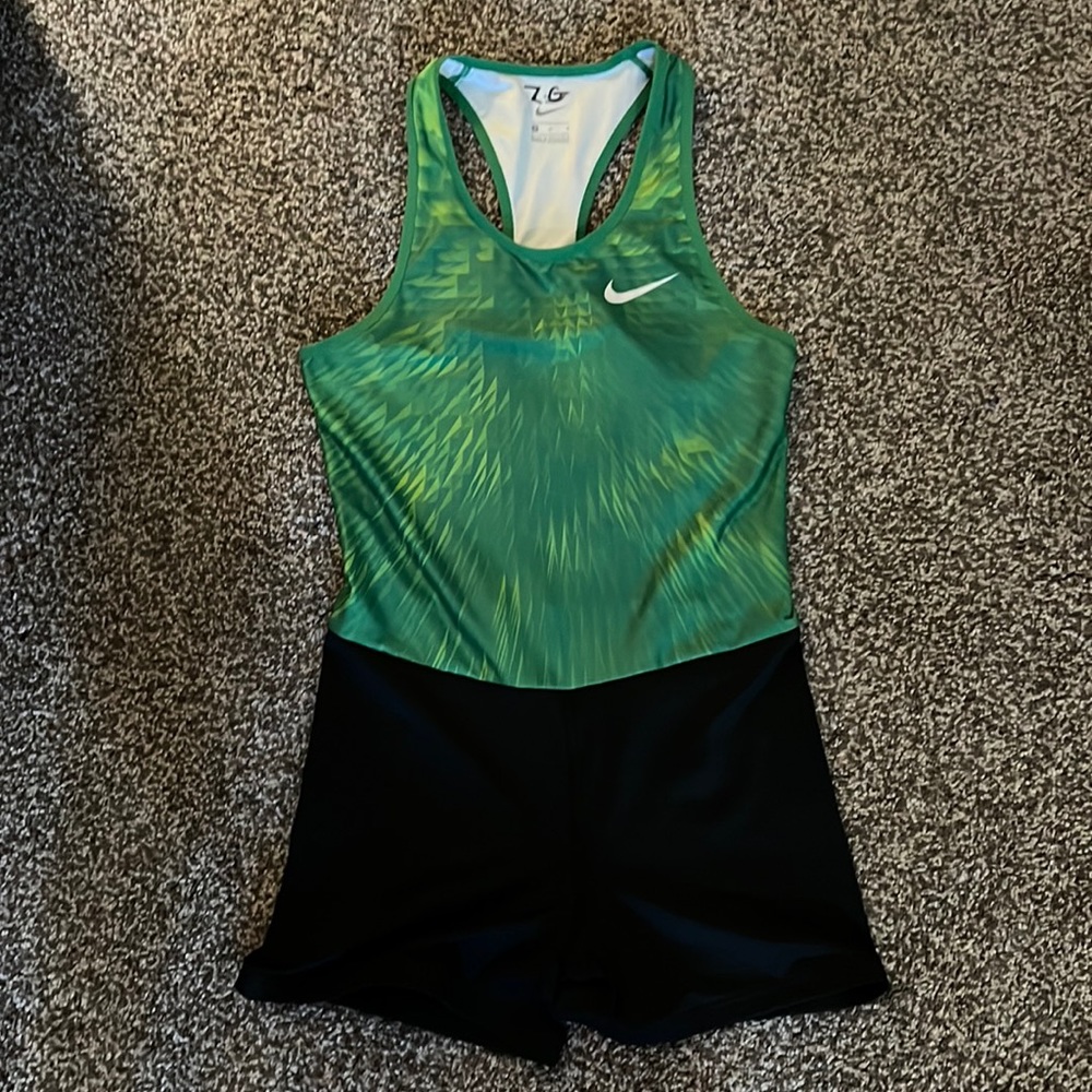 RARE Nike track speed suit